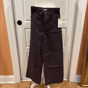 Billabong NWT Dark Grey Wide-Leg Pants